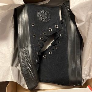 all black high top chuck taylor 70s
